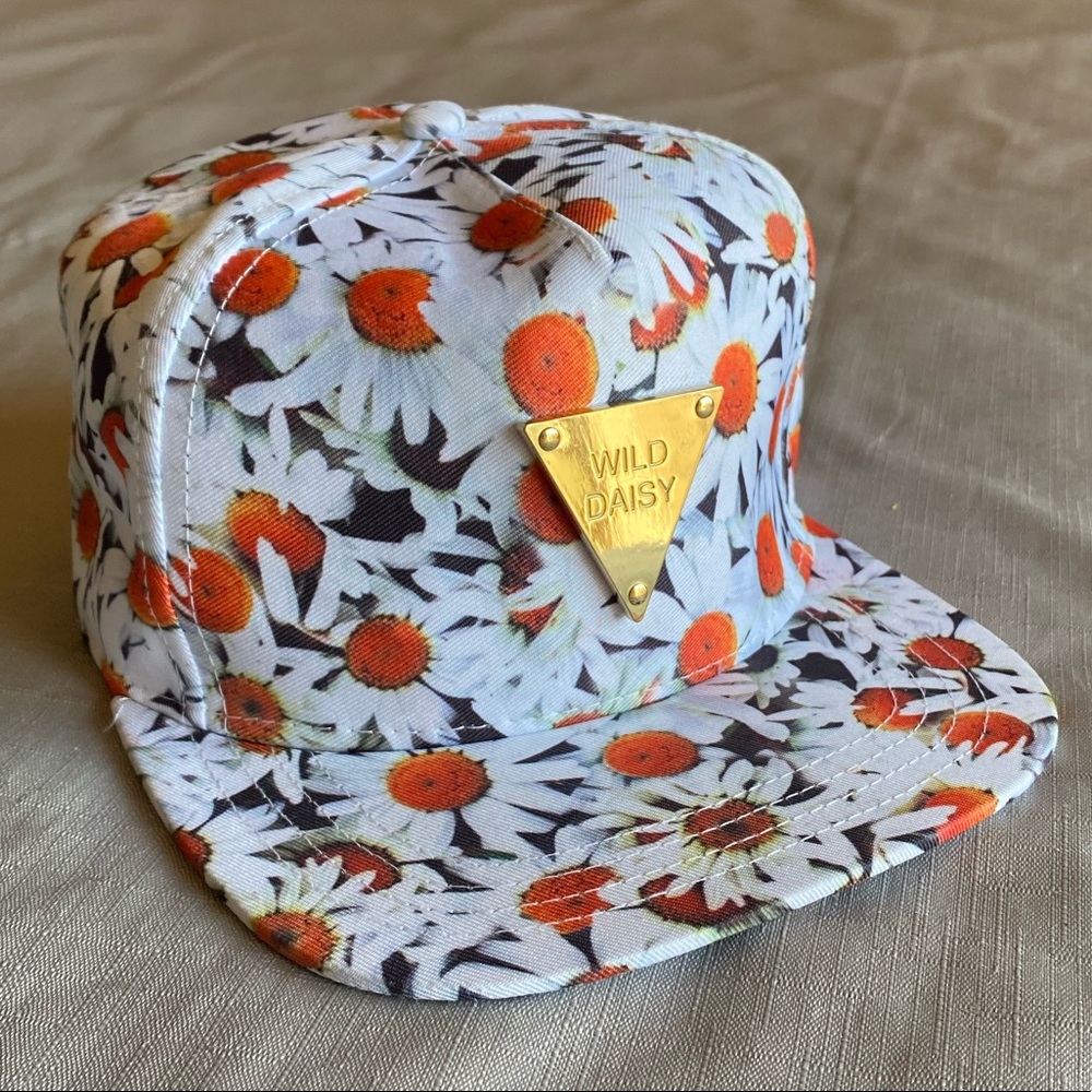 Wild Daisy Printed SnapBack Hat